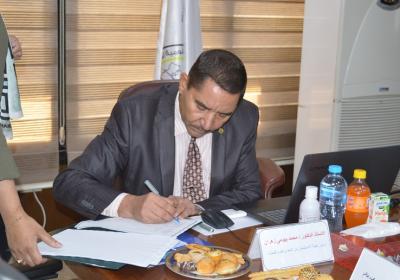Signing a protocol with the Ministry of Scientific Research 09/21-2020